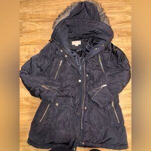 Women's Michael Kors Black Hooded Jacket